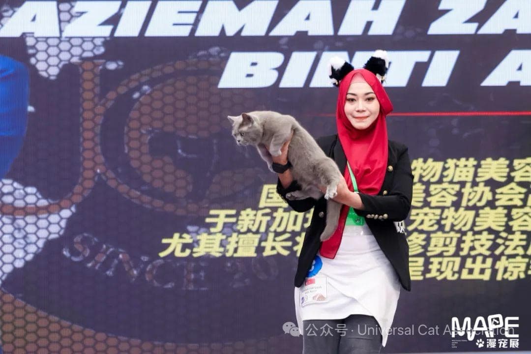 Zee on stage at MAPE competition